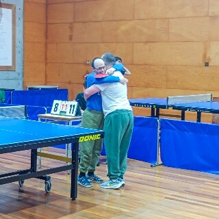 Imagem da Duas vit�rias para a ALADI em torneio de t�nis de mesa