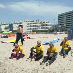 Galeria - Imagem 0 da Escola de surf dinamizou atividade inclusiva na praia de Matosinhos