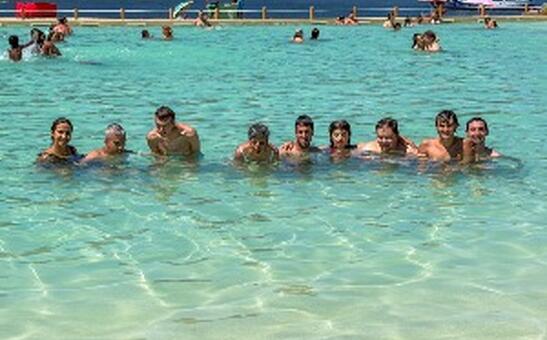 Aproveit�mos o ver�o na Piscina do Areinho