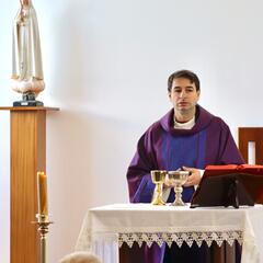 Galeria - Imagem 10 da Padre Celso Marques visita ALADI para uma eucaristia de Pscoa